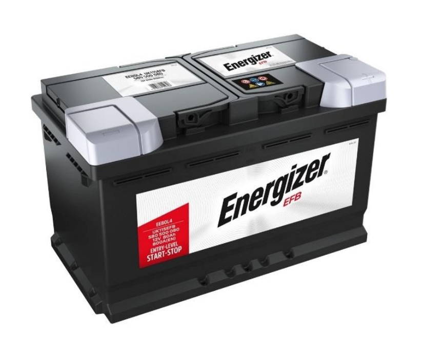 Аккумулятор Energizer EFB Start-Stop 12В-80Ач 800A(EN) R+ (580500080)
